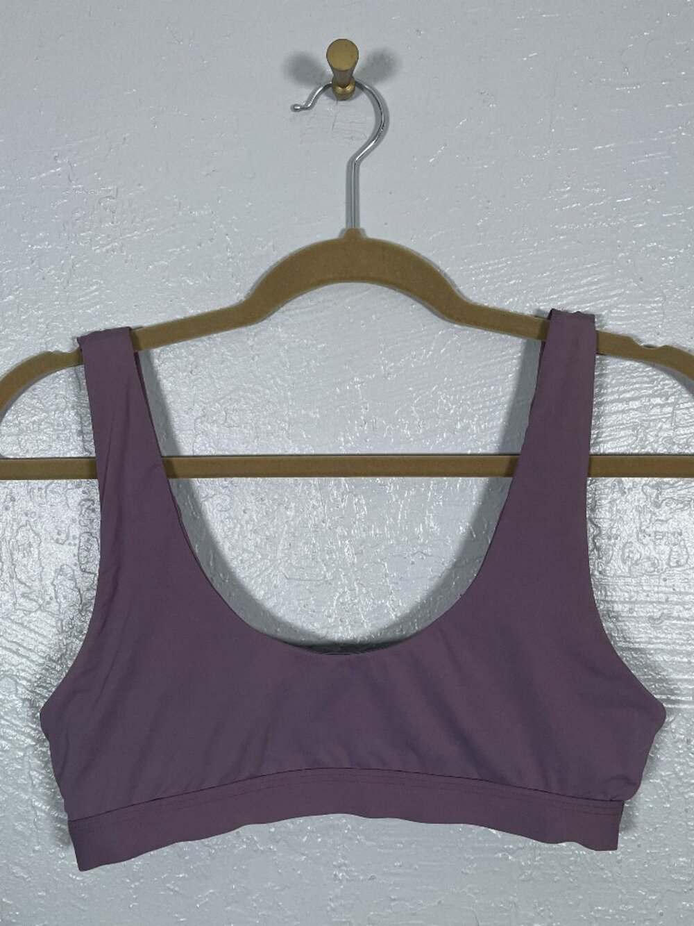 Dippin' Daisy's Women S Purple Sporty Bikini Top No Pads Stretch Beach Summer